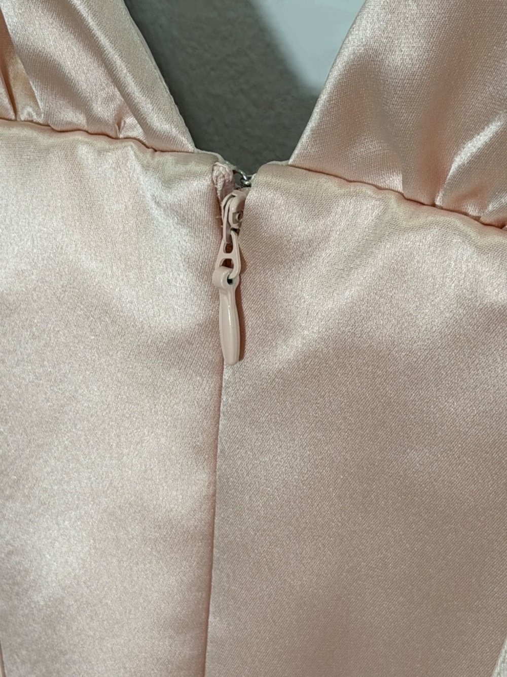 House of CB Angeline Blush Pink Satin Corset Maxi Dress - Small - Picture 9 of 11